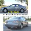 Car TPU/Glossy Mirror Pillar Post Cover For Mazda 6 Mazda6 Sedan 2006 2007 2008 2009 2010 2011 2012 2013 Door Window Sticker