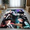 Fashion B-BTS Kpop Star Living Room Non-Slip Area Rug Soft Carpet for Bedroom Kids Playroom Sofa,Home Decor Doormat Gift