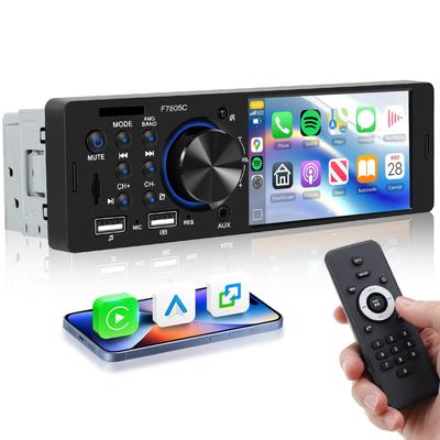 Hodozzy Car Stereo 1-DIN 4in Touch MP5 Player