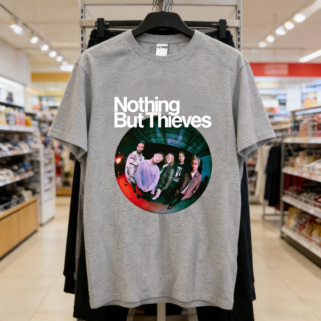 

NOTHING BUT THIEVES Футболка гурту 2026 Нова футболка для пари чоловіча Універсальний одяг Чоловіча футболка Літня Нова чоловіча футболка L
