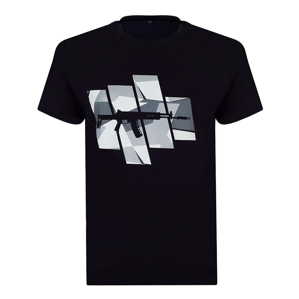 Fitted t-shirt with print 2XL