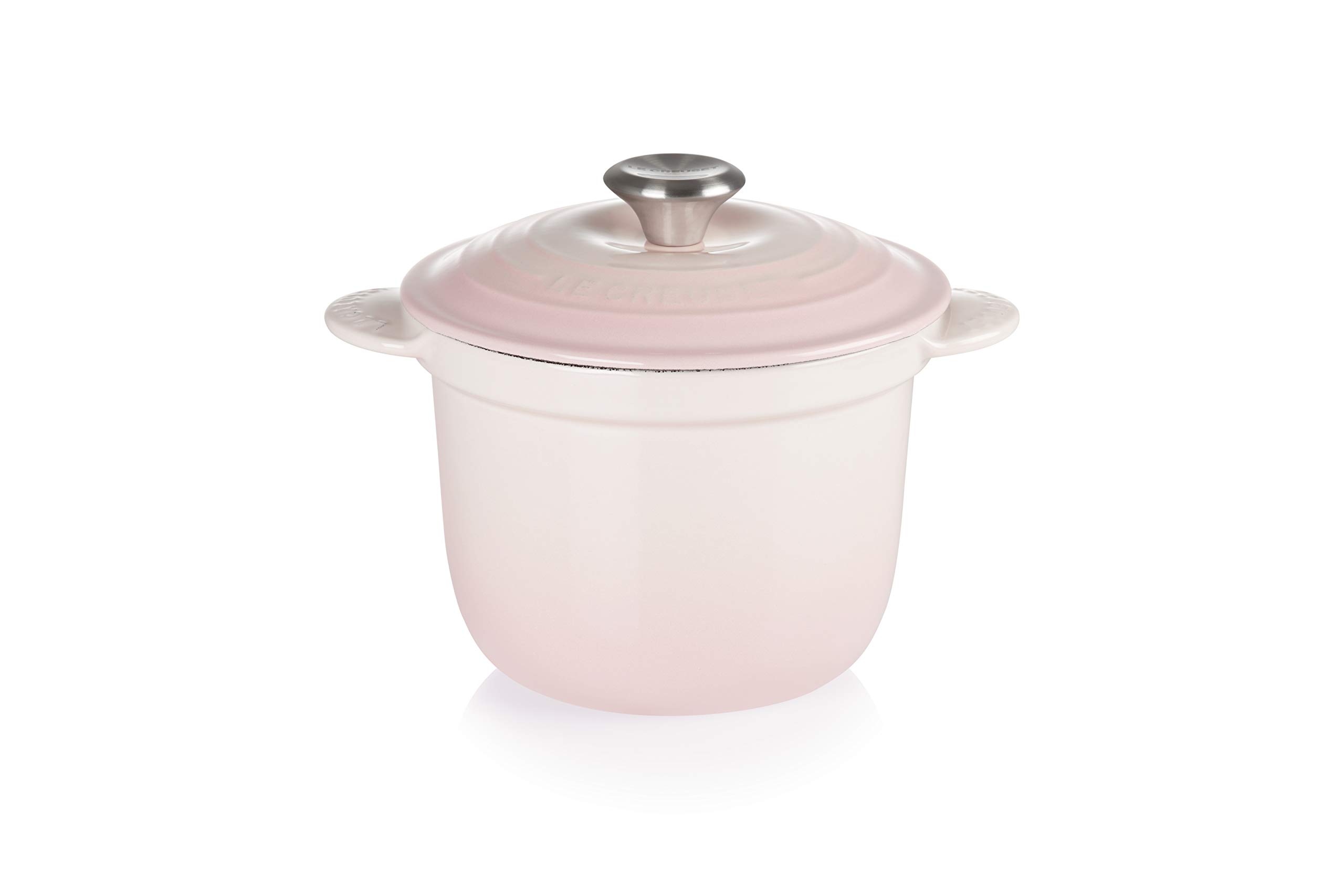 

Le Creuset Cocotte Every 18 Cast Iron Enamel Pot, Shell Pink, Gas, Induction, and Oven Compatible [Official Japanese Product]