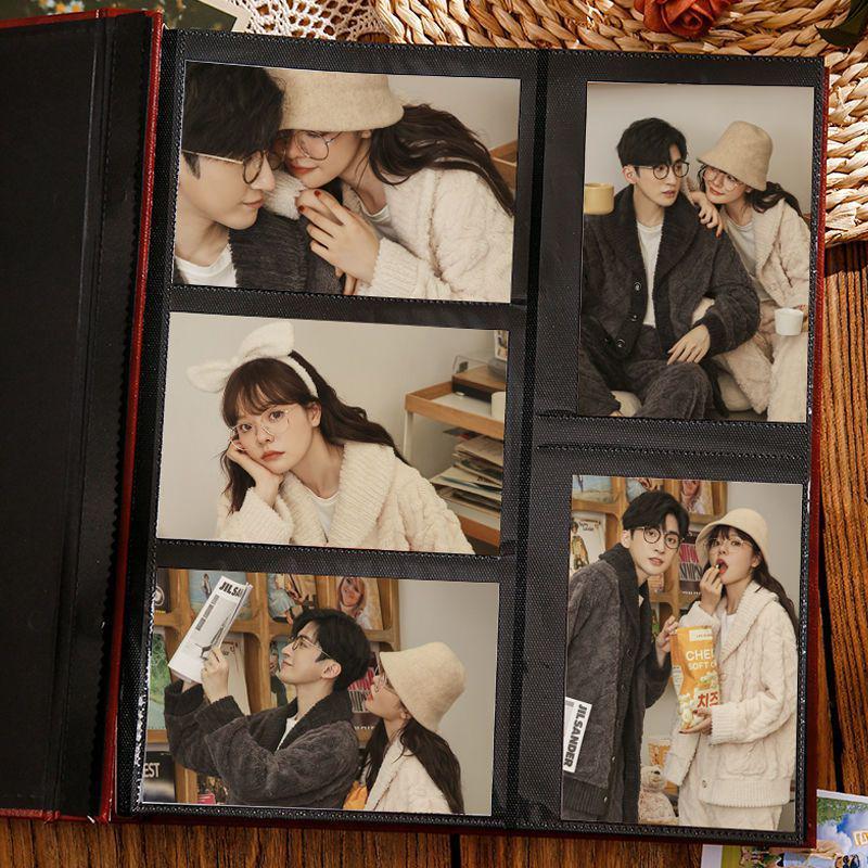 Φωτογραφικό Άλμπουμ 6 ιντσών: 1000 Φύλλα, Μεγάλης Χωρητικότητας, Αναμνηστικό Δερμάτινο Ένθετο για Ζευγάρια & Οικογένειες για Φωτογραφίες 5 ιντσών