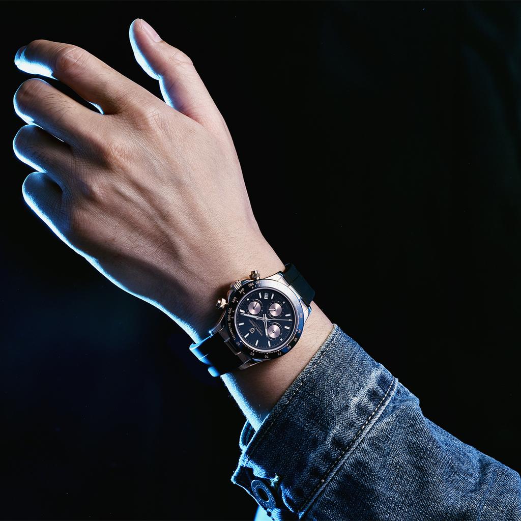 Pagani Design New TOP Brand Luxury Men's Watch with Box Multi-functional 100m Waterproof Fashion Luminous Men's Quartz Watches