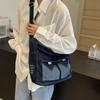 Jeanstasche, große Kapazität, Tragetasche, Umhängetasche, lässige Umhängetasche für Studenten