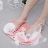 Silicone Rub Back Brush Bathroom Non-slip Wash Foot Pad Massage Shower Mat with Sucker Bath Massage Foot Exfoliating Brush Pad