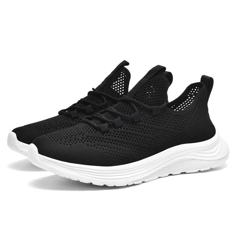 Summer breathable mesh sports casual shoes men's soft-soled running shoes non-slip and wear-resistant shoes men's lightweight travel shoes