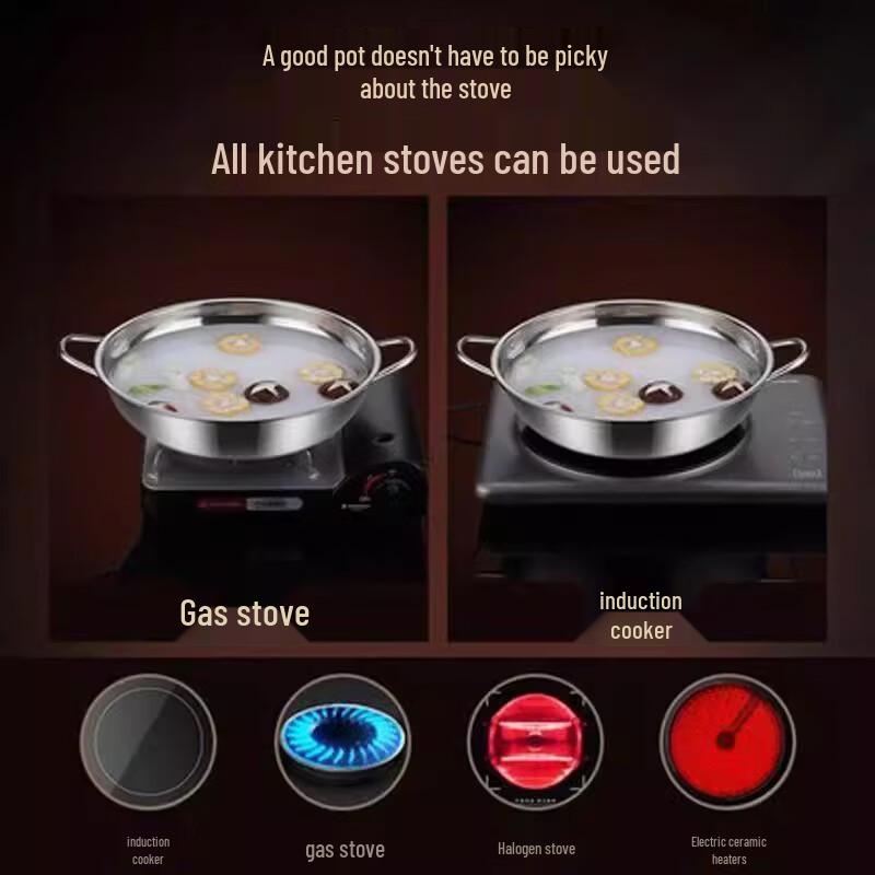 Lijia 304 Stainless Steel Shabu-Shabu Hot Pot