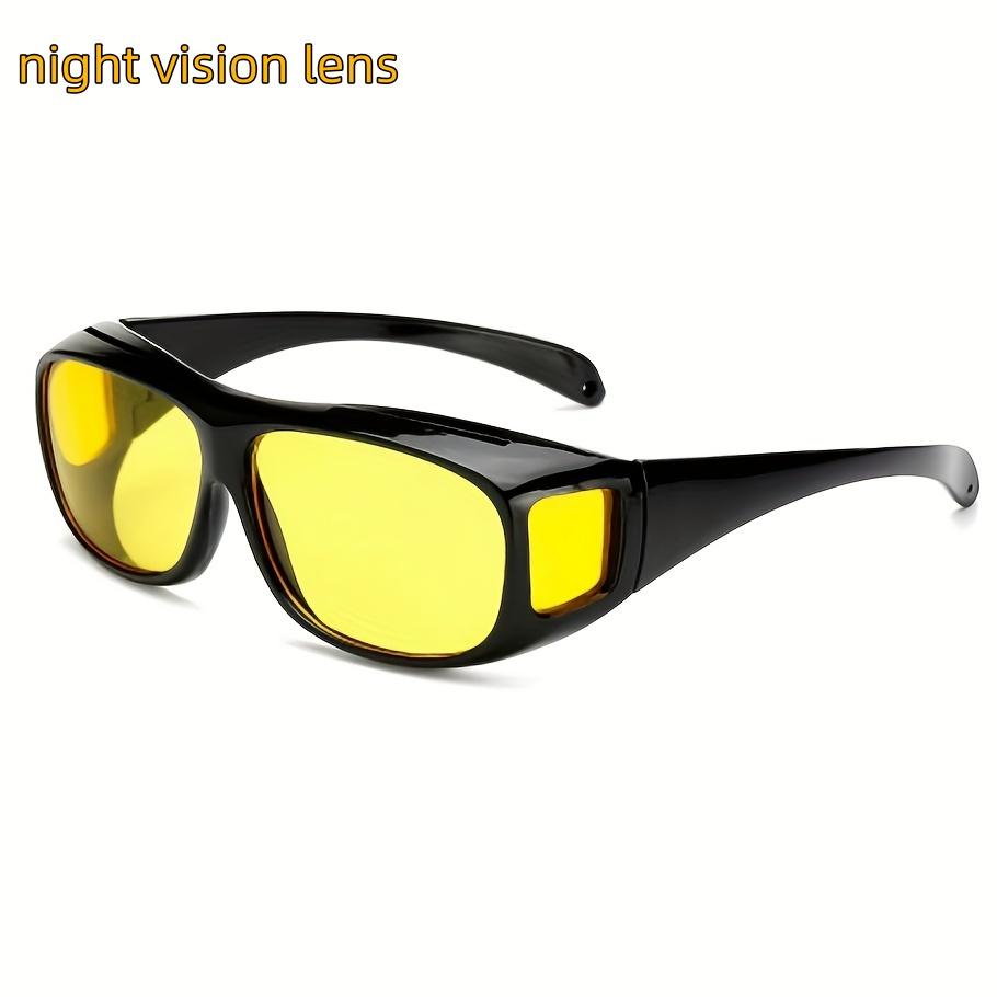 Sonnenbrille HD-Gläser gelb Autofahrer Nachtsichtbrille UV-Schutz Geeignet für Kurzsichtigkeitsbrillen