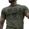 NIEUW . Navy Seals Bravo Team DEVGRU Speciale Krachten Elite Soldaten Mannen T-shirt Kort Casual 100% Katoen Shirts