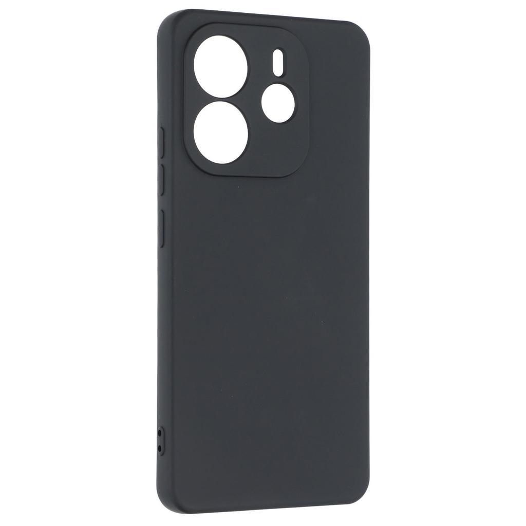 For Xiaomi Redmi Note 14 4G (163.25mm) Case TPU Back Soft Anti-Scratch Fiber Lining Phone Cover