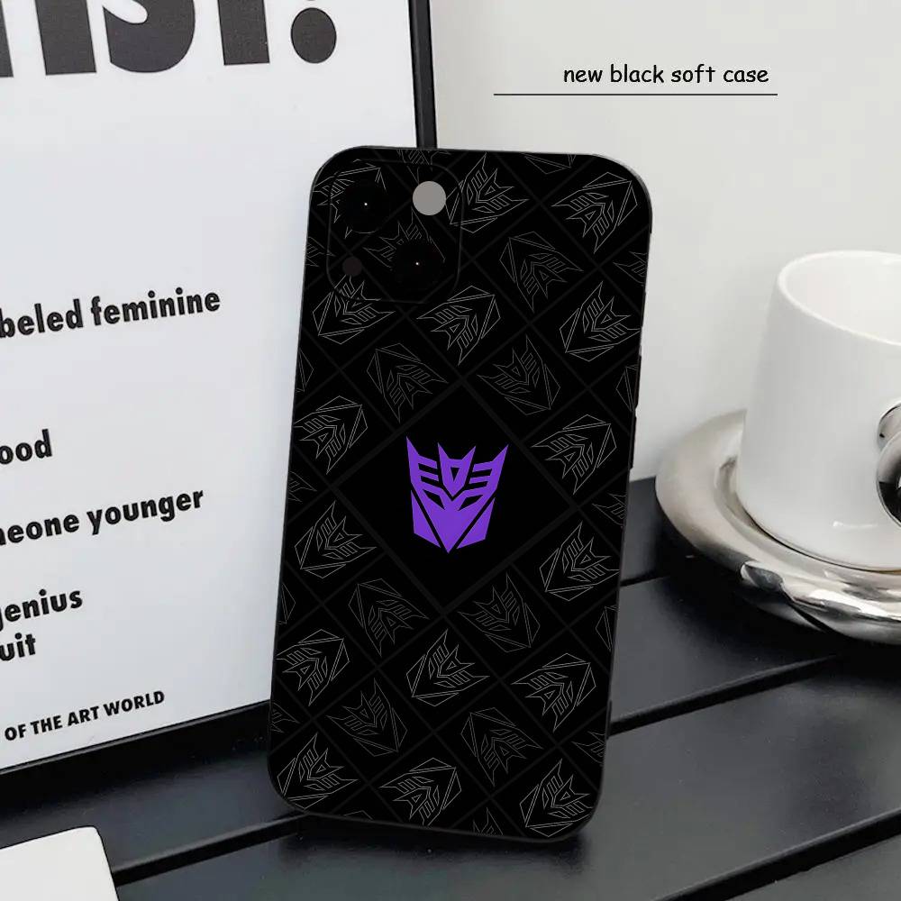 Cool T-Transformers Decepticon Movie Phone Case For IPhone 17 16 15 14 13 12 11 PRO MAX PLUS Mini Soft TPU Skin Cover Gift