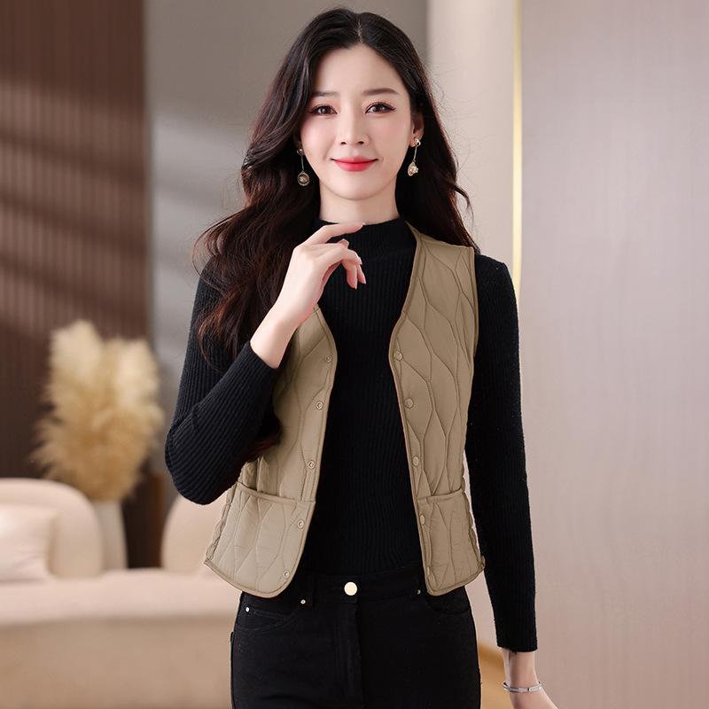 

Осень и зима пуховый хлопковый жилет утолщенный новый бархат легкий и тонкий подкладка короткий жилет XXXXL135-77.5 kg