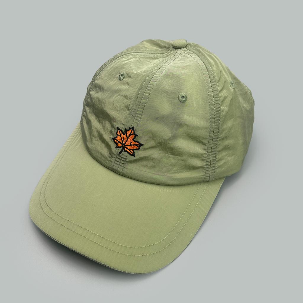 Spring And Summer Simple Embroidery Maple Leaf Quick-Drying Baseball Cap Men'S And Women'S Sunshade Outdoor Leisure Cap