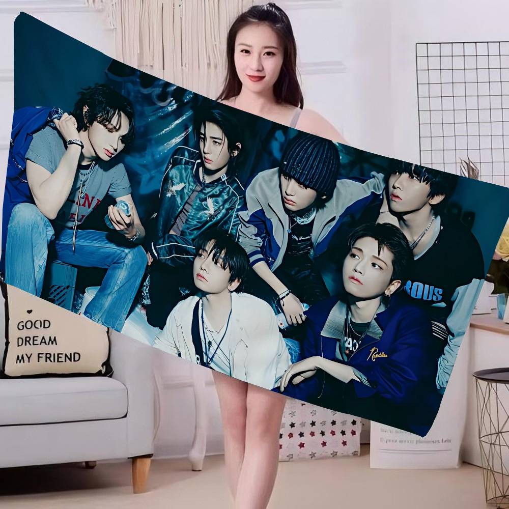 Kpop Band B-boynextdoor Bath Towel Microfiber Soft Water Absorbing Breathable For Girl Kids Decorative Cartoon Beach Towel