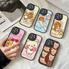 Rilakkuma Anime Niedliche Cartoon Handyhülle Für IPhone 16 15 14 13 12 11 Pro Max Plus 16E Weiche Lederhülle
