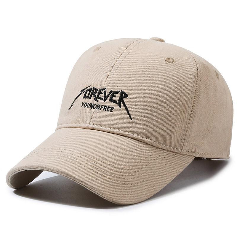 Foreve Letters Embroidery Cap Women Sunscreen Soft Top Outdoor Running Sports