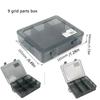 Screw Packaging Suitcase Adjustable Component Case Tool Storage Box Parts Box Organizer Box
