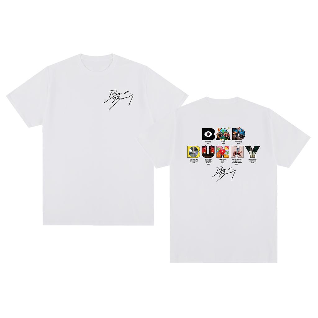 Bad Bunny Vintage Tshirt DTMF Residencia Tour Clothing Harajuku for Lover Gifts Cotton Unisex T shirt New Tee Tshirt Womens Tops