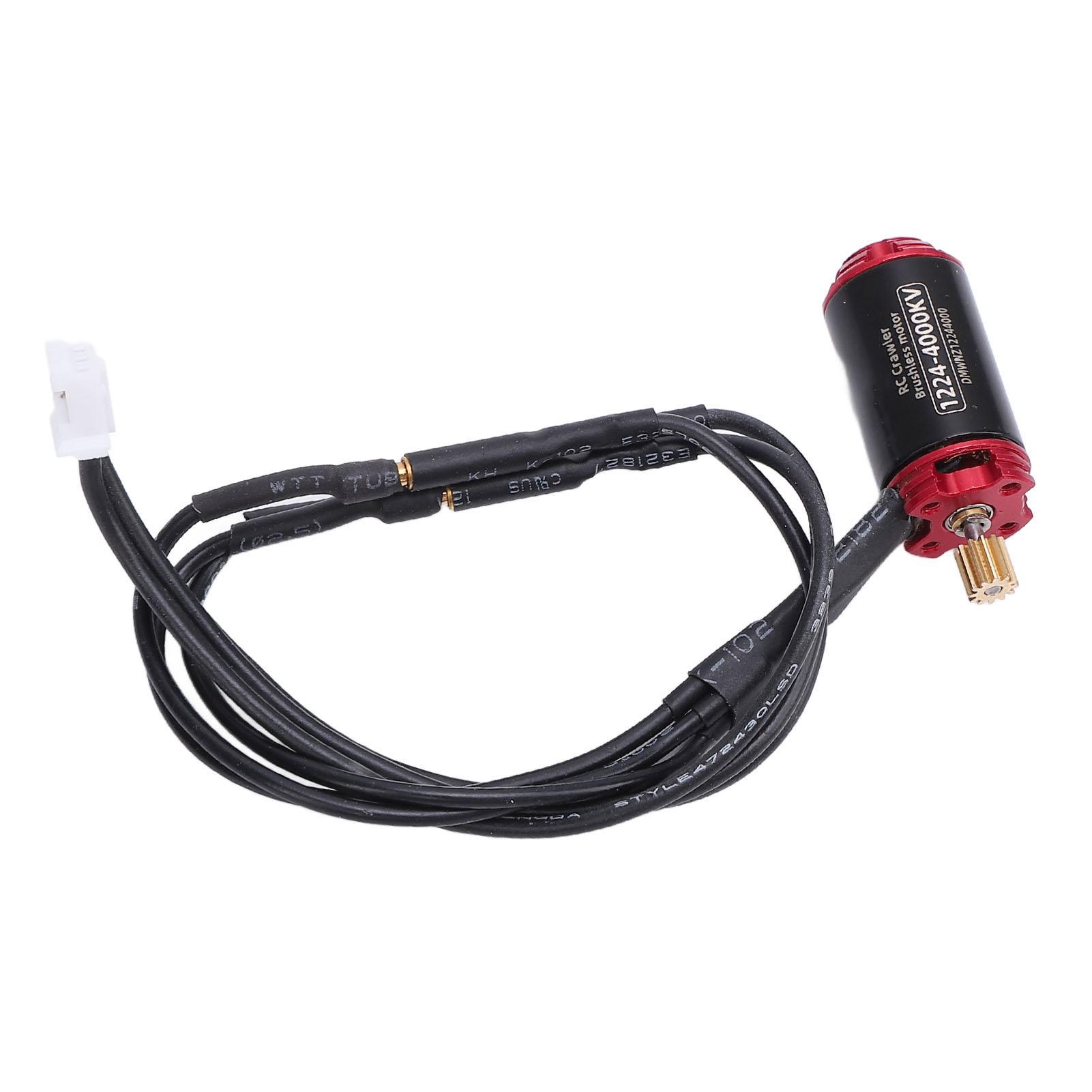 

RC Brushless Motor 4000KV Low Linearity RC Outrunner Motor with Cable for Axial SCX24 SCX24 124 RC