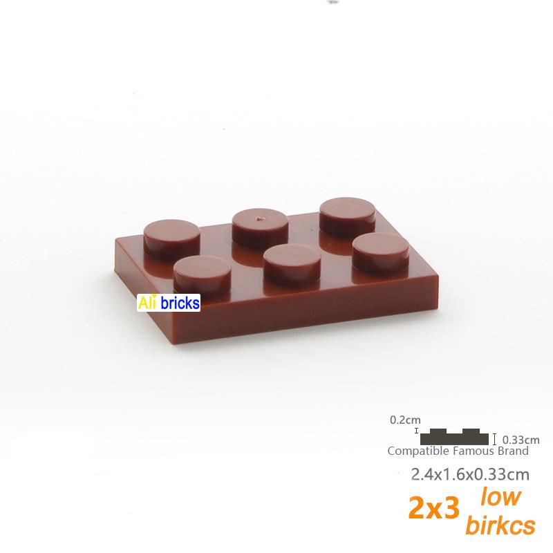 20ks DIY Stavebnice Tehly 2X3 Vzdelávacie Skladanie Konštrukcia 3021 Tenké Figúrkové Tehly Pre Deti Kompatibilná Značka