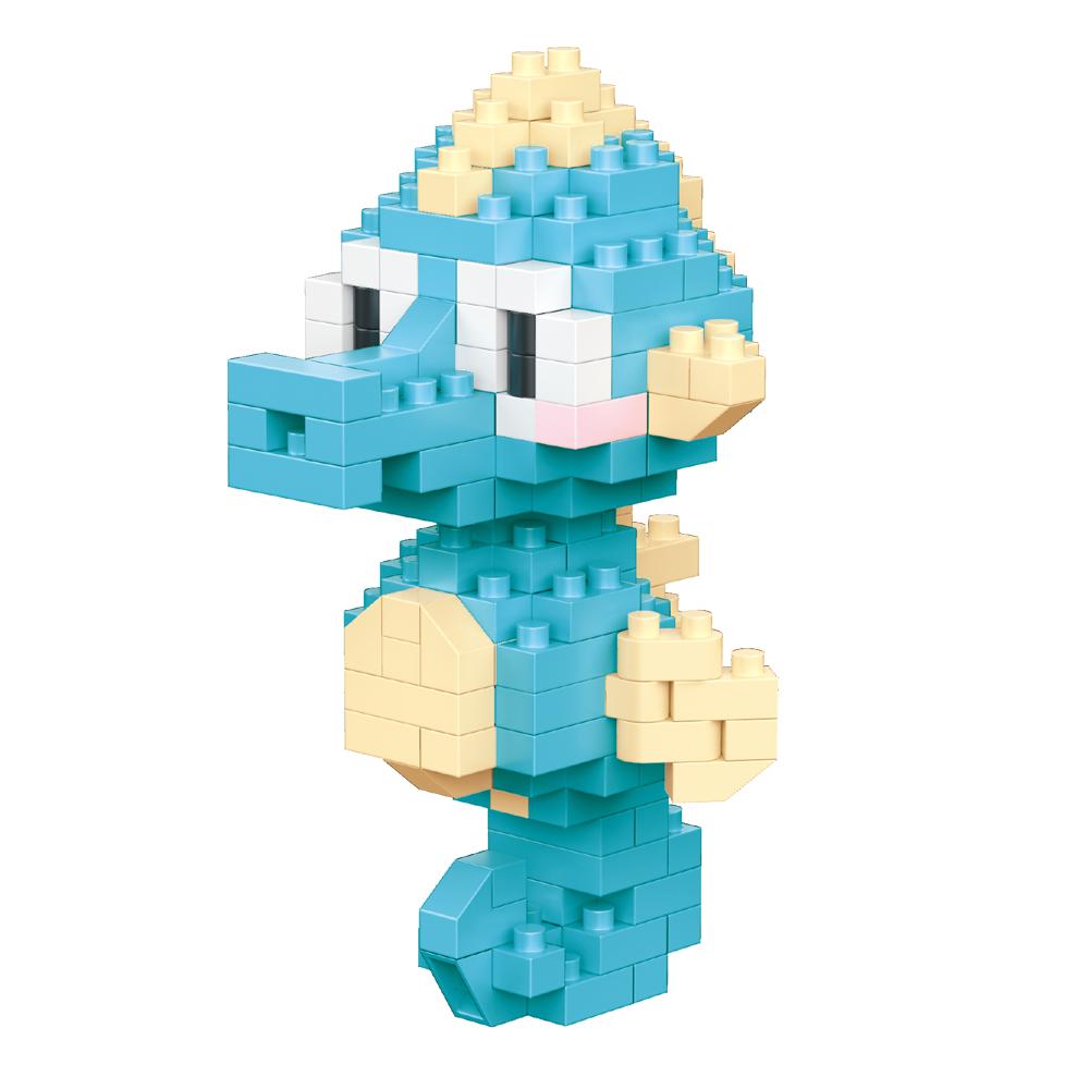 KNEW BUILT Clownfish Whale Seahorse Shark Oceanic Micro Mini Building Block Toy-Puzzle Gift for KidDecorate RoomsEasy Assemble