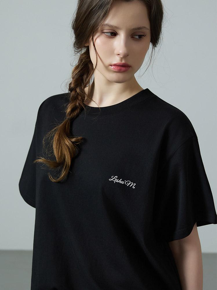 Lesyuem 100% Cotton Short Sleeve T-Shirt