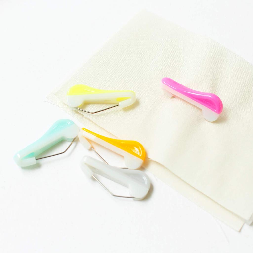 Clover Styling 5 Colors x 10 Pins Pins One-Touch Pins, (50 Total) CL57-401