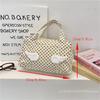 Organisateur de Toilette Grand Modèle Style Ins à Pois avec Ailes, Pochette Cosmétique de Voyage Sac à Maquillage avec Poignées, Trousse de Douche Portable