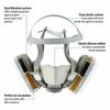 Half Face Cover Gas Mask with Double Filtration for Painting, Chemical, Dust, Smoke