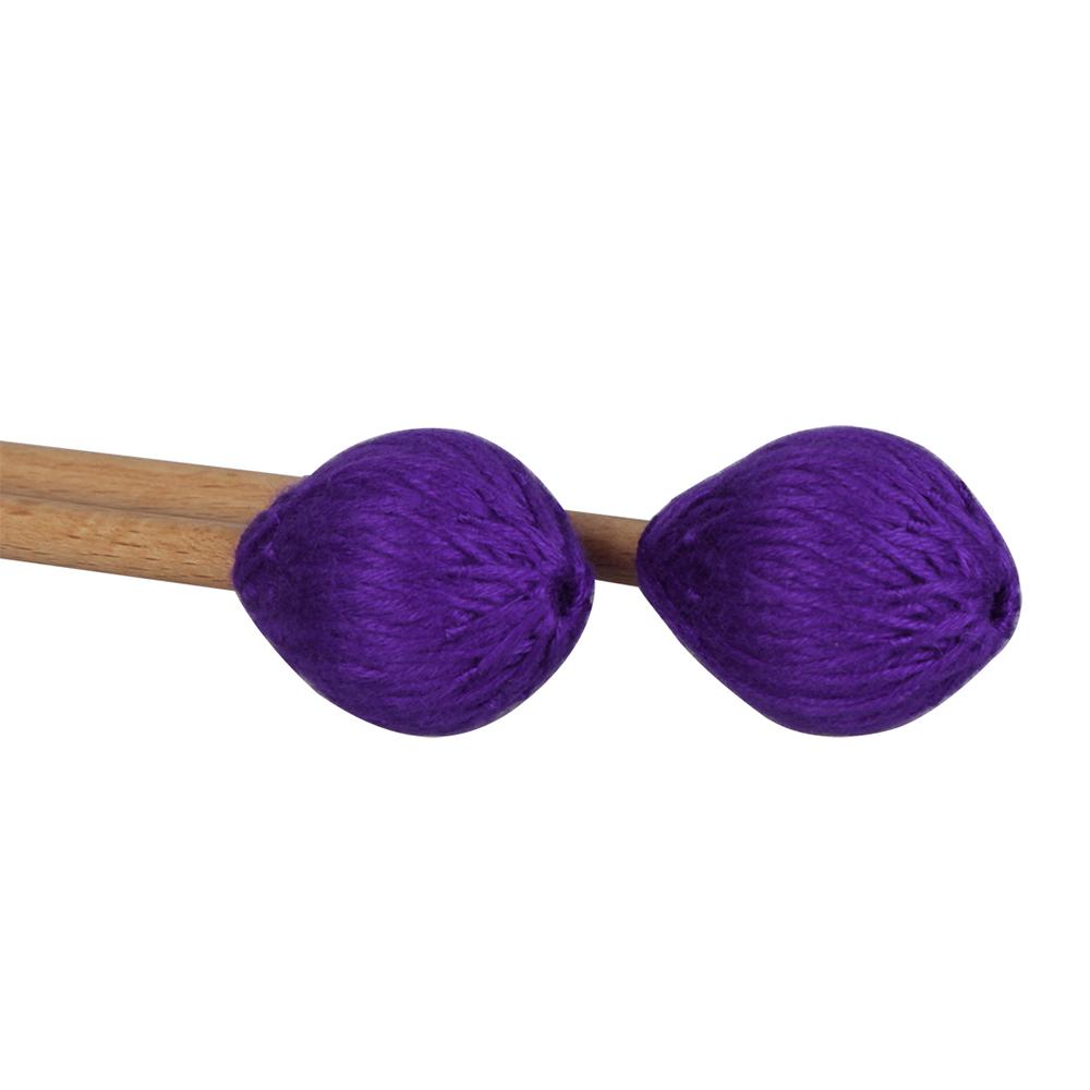 Middle Marimba Stick Mallets Xylophone Glockensplel Mallet with Beech Handle Percussion Kit Musical