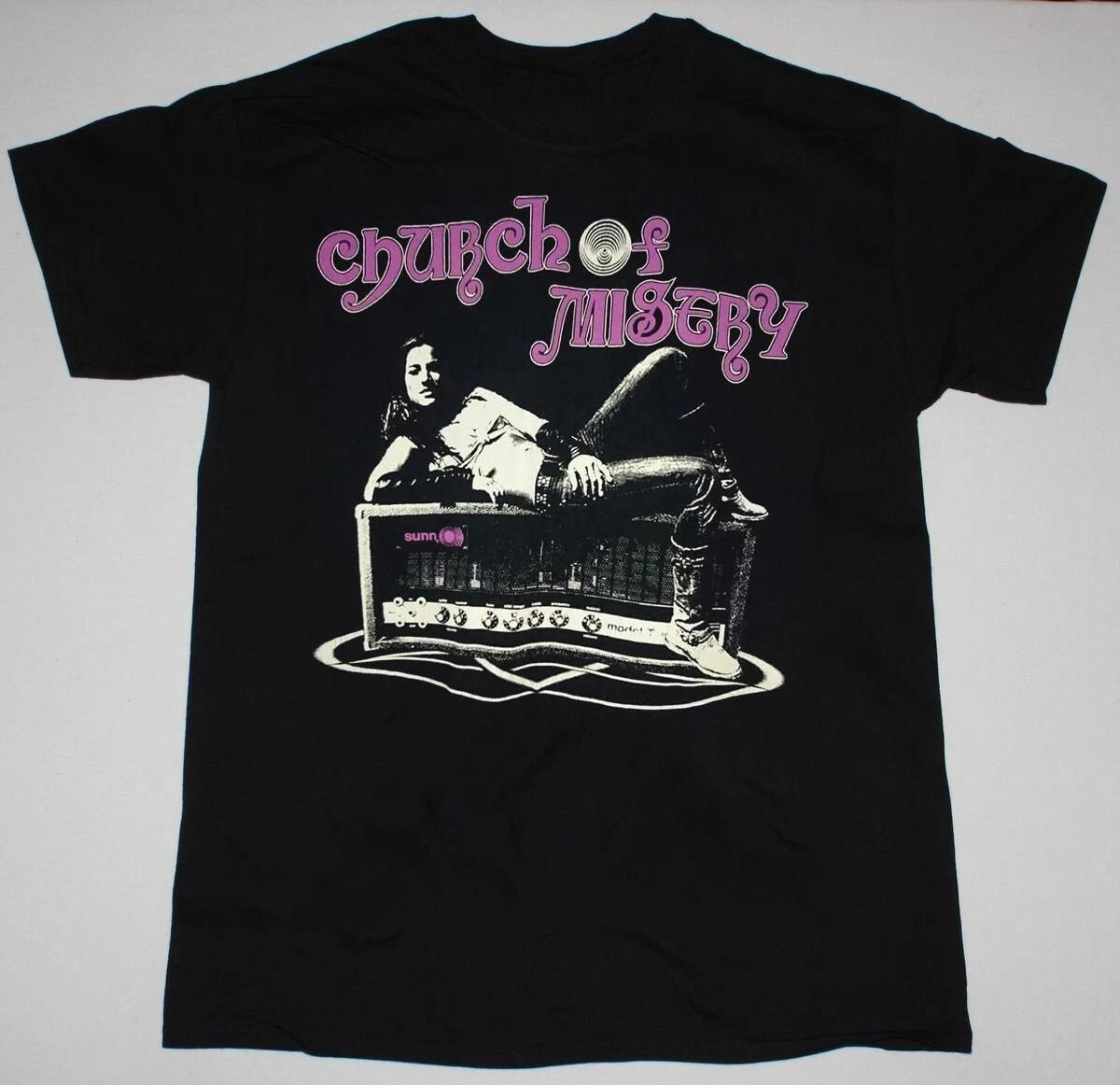 Church of Misery T-Shirt Short Sleeve Cotton Black Men All Size L