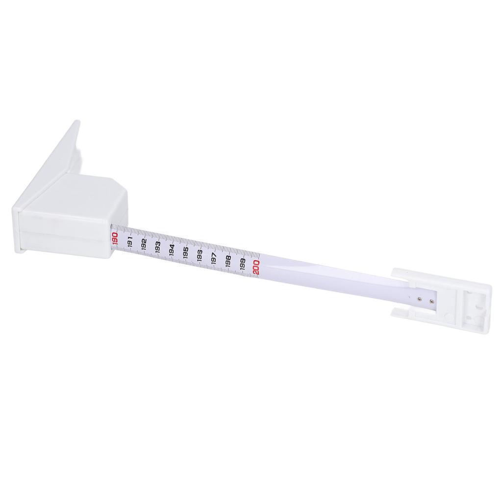200cm Höhenmesser Messhöhe Lineal Heimgebrauch Wandmontage Einziehbares Maßband Weiß