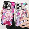 Anime Kwaii Mädchen Ins Stil Galvanisiert Handyhülle Für Xiaomi Redmi Note 14 15 Pro Plus 13 12 11 11S 11T 10 9S 9 5G Anti-Fall Airbag