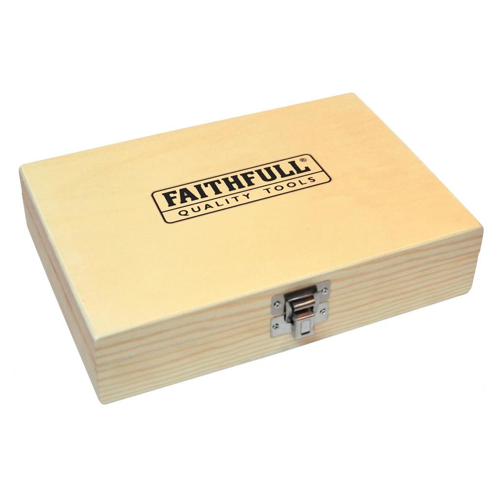 Faithfull 1/2in Tct Router Bit Set, 15 Piece