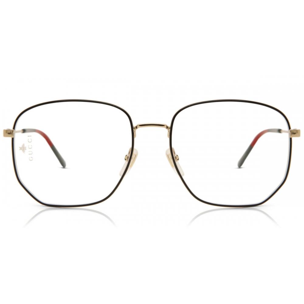 

Gucci Gg0396o 001 Women Eyeglasses Gold Black/56