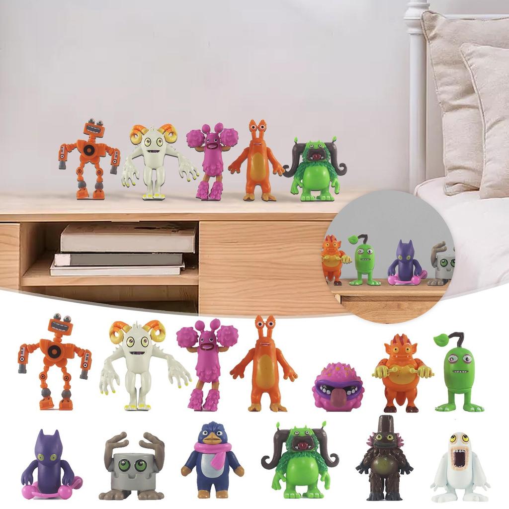 4.5-9cm Choir Handheld Model Ornament Dolls 13 Pouches