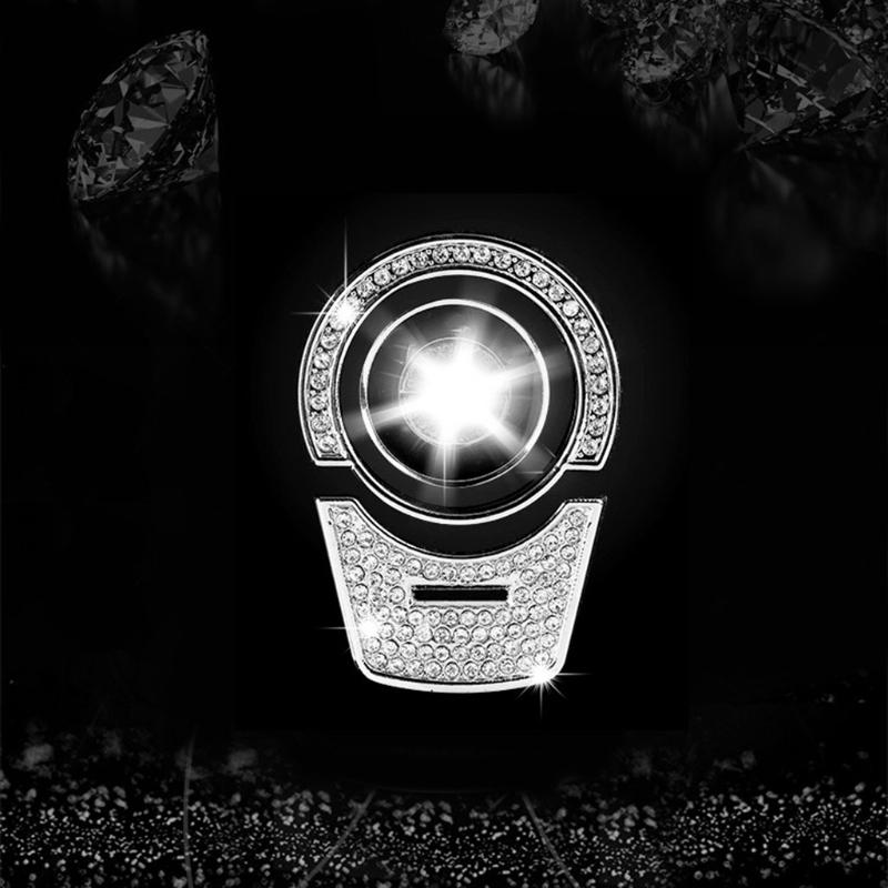 

Car Start Media Drive Control Knob for Crystal Rings for Car Interior Engine Start Control