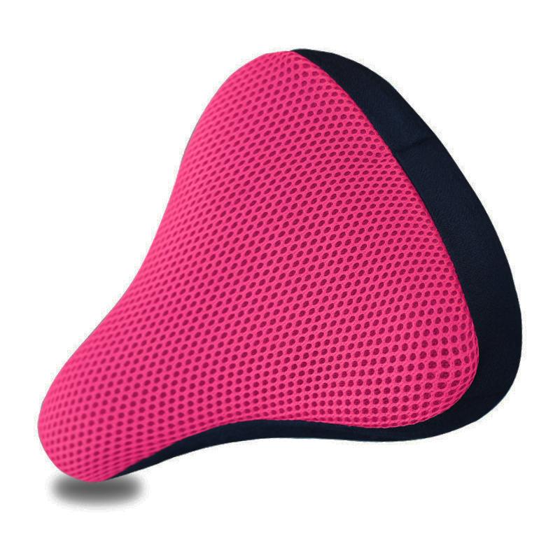 1Pcs Bicycle 3D Soft Bike Seat Cover Cycling Silicone Seat Cushion Cycling Breathable Comfortable Bicycle Bike