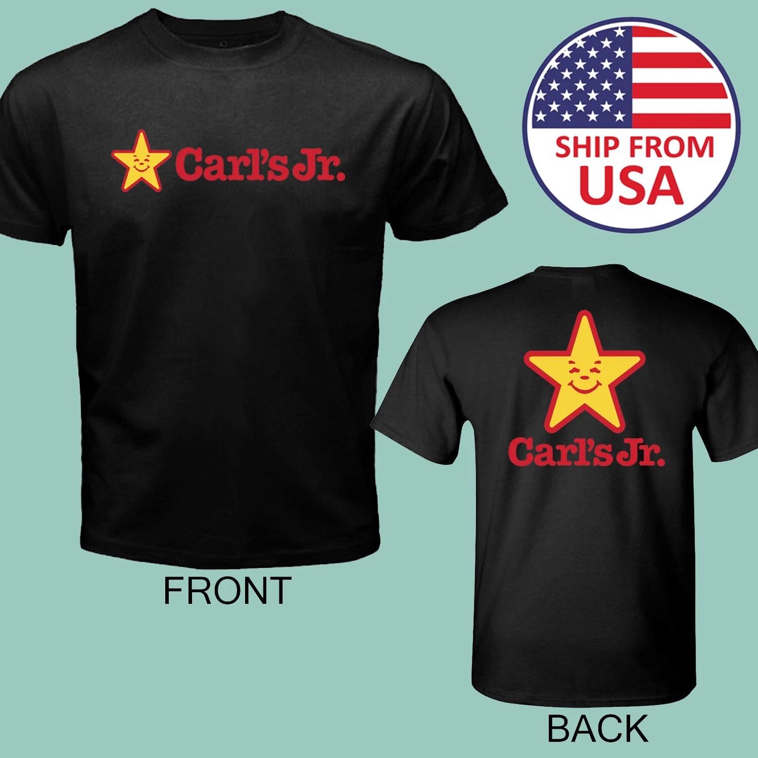 Carl s Jr Men s Black Size S to 5XL 4XL