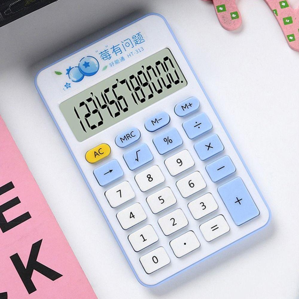 12-Digit Minimalist Mini Calculator Large LCD Display Electronic Calculator  Home