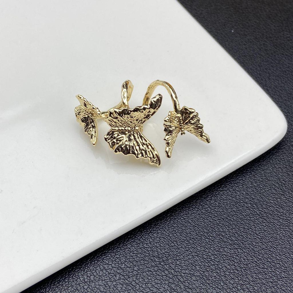 Gunmetal Schmetterling Abstandshalter Perlen: Zirkonkristall-ummantelte Perlen für DIY-Schmuck im dunklen Stil.