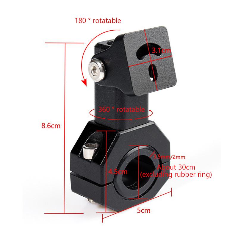1Pc Motorcycle Mounting Bracket Headlight Spotlight Mount Universal Motorcycle Fog Light Bracket Headlamp Holder Accesorios