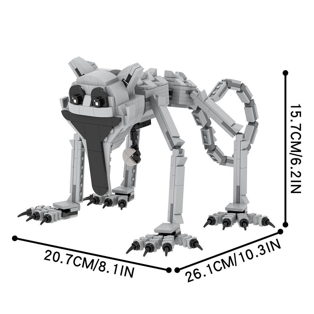 20CM 7KS MOOXI Různé herní postavy Poppy DIY Diorama Sestavitelná modelová sada Pro dospělé Stavebnice Dětské hračky MOC Kostky Dárky
