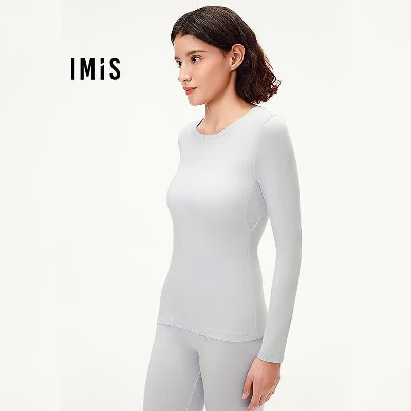 Imi's New Secret Women's Modal Cashmere Round Neck Long Sleeve Top