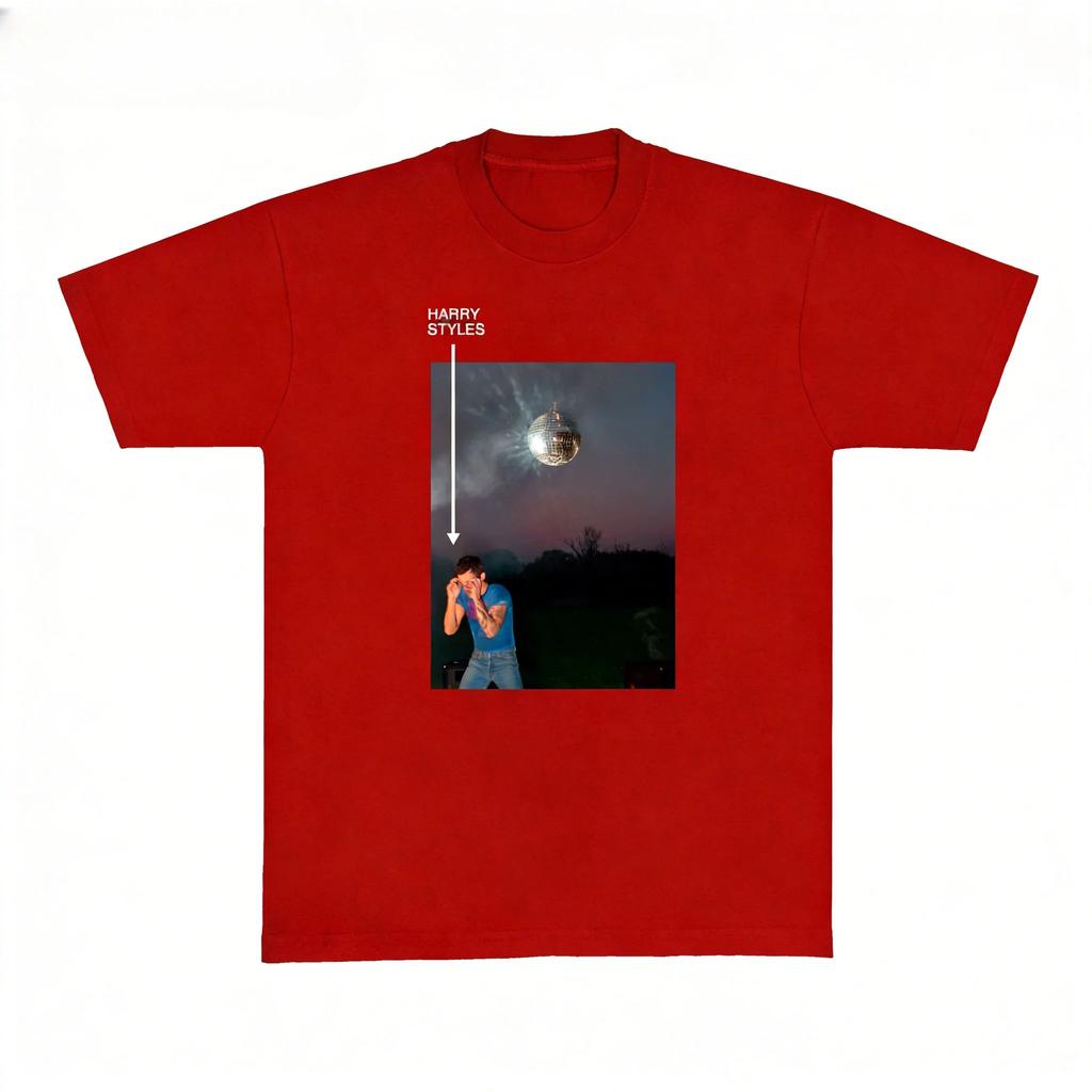 2026 New Album Print Tops 2026 Latest Harry Styles Fan Cotton Tshirt for Fans of His T Shirts Casual Loose T Shirts Unisex