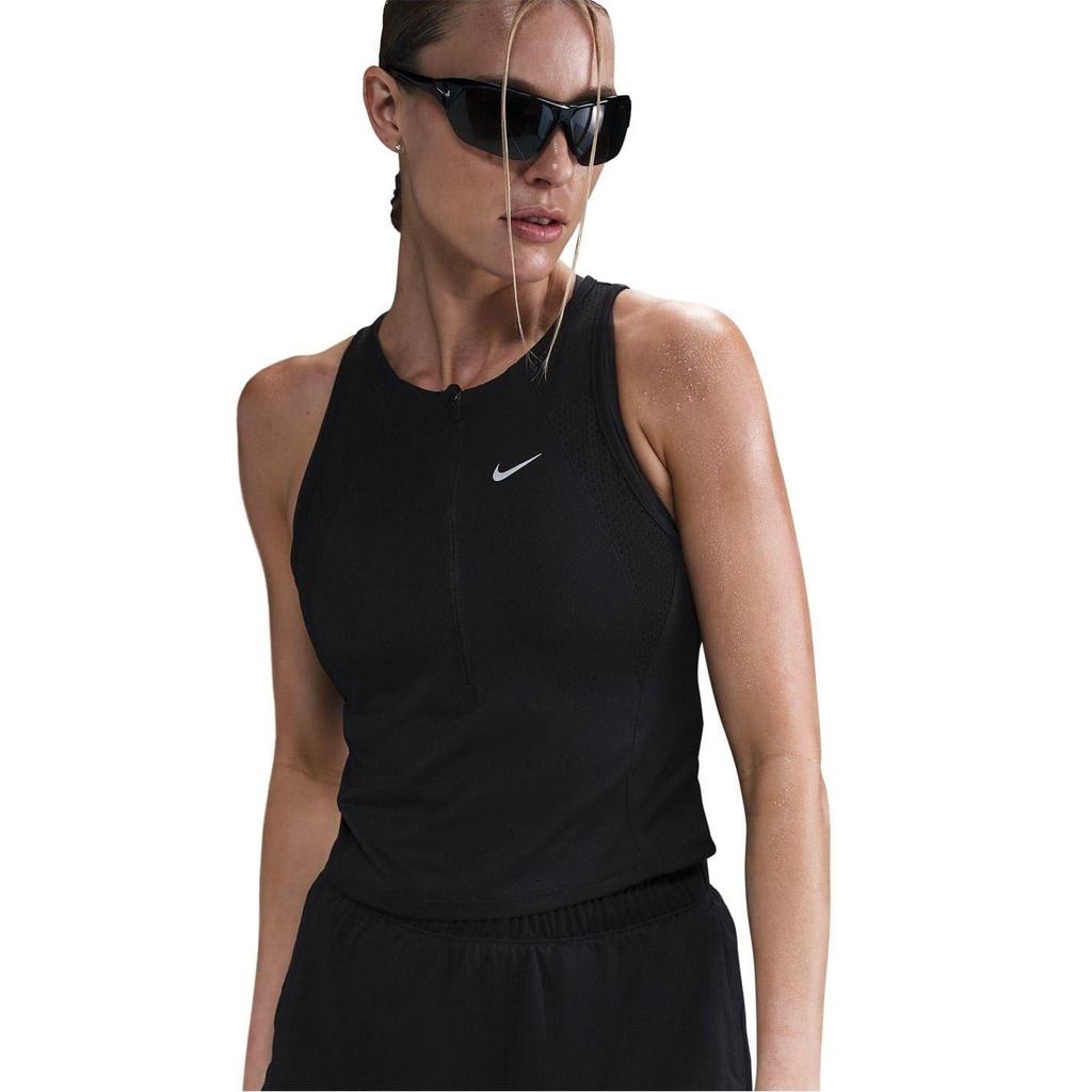 Nike Womens/Ladies Run Zip Neck Vest Top