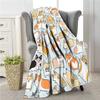 Cute Corgi Blanket Puppy Pattern Blanket Soft Flannel Blanket for Children Adult Gift Blanket