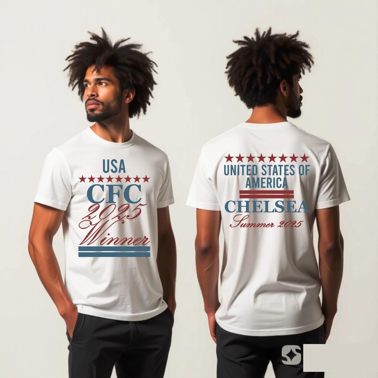 

Chelsea Summer 2025 USA FC Football Champions Soccer Fan Gift Tee T-Shirt 2XL