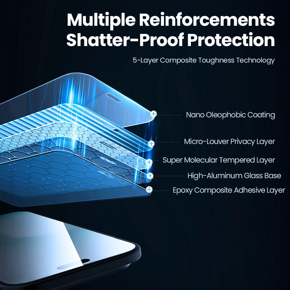 NILLKIN For IPhone 17 Pro Max Plus HD Screen Protector Tempered Glass Anti Reflective Four-Layer Glass Film ( Dust-free Chamber )